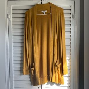 Deep Yellow Cardigan - Large